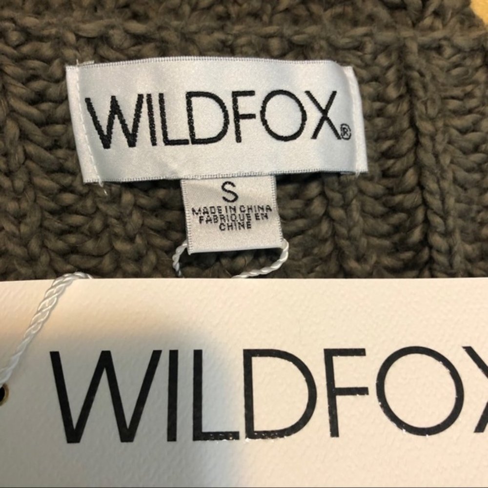NEW Wildfox Citadel Wrap Cardigan Sweater - Picture 8 of 8